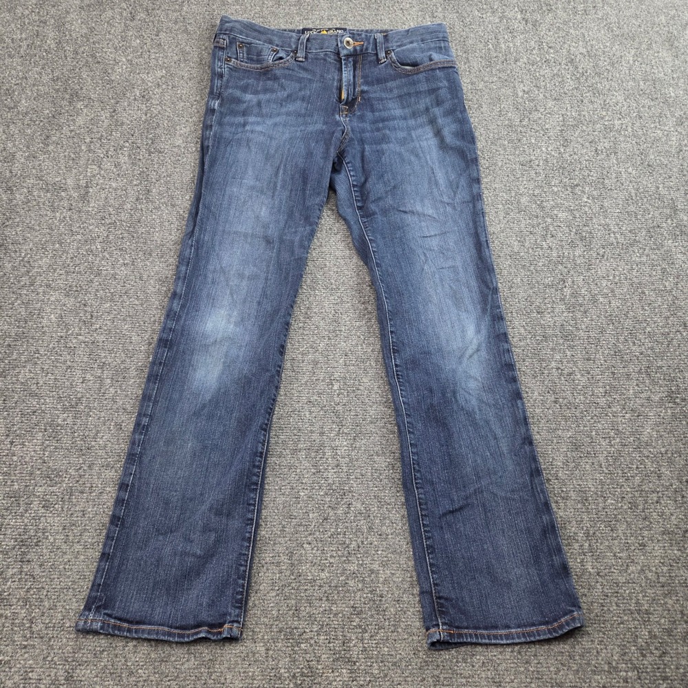 Lucky Brand Jeans Straight Womens 6 28 Blue Ankle Sweet Jean Denim Casual